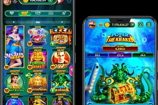 Máy chơi Nổ hũ với màn hình hiển thị jackpot lớn tại ev99